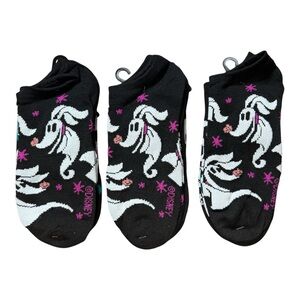 Disney Nightmare Before Christmas 9 Pair No Show Socks 4-10